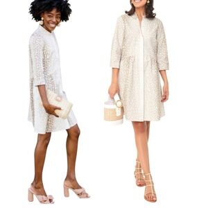 Tuckernuck Antelope Royal Shirt Dress Sz Small Contemporary Classic